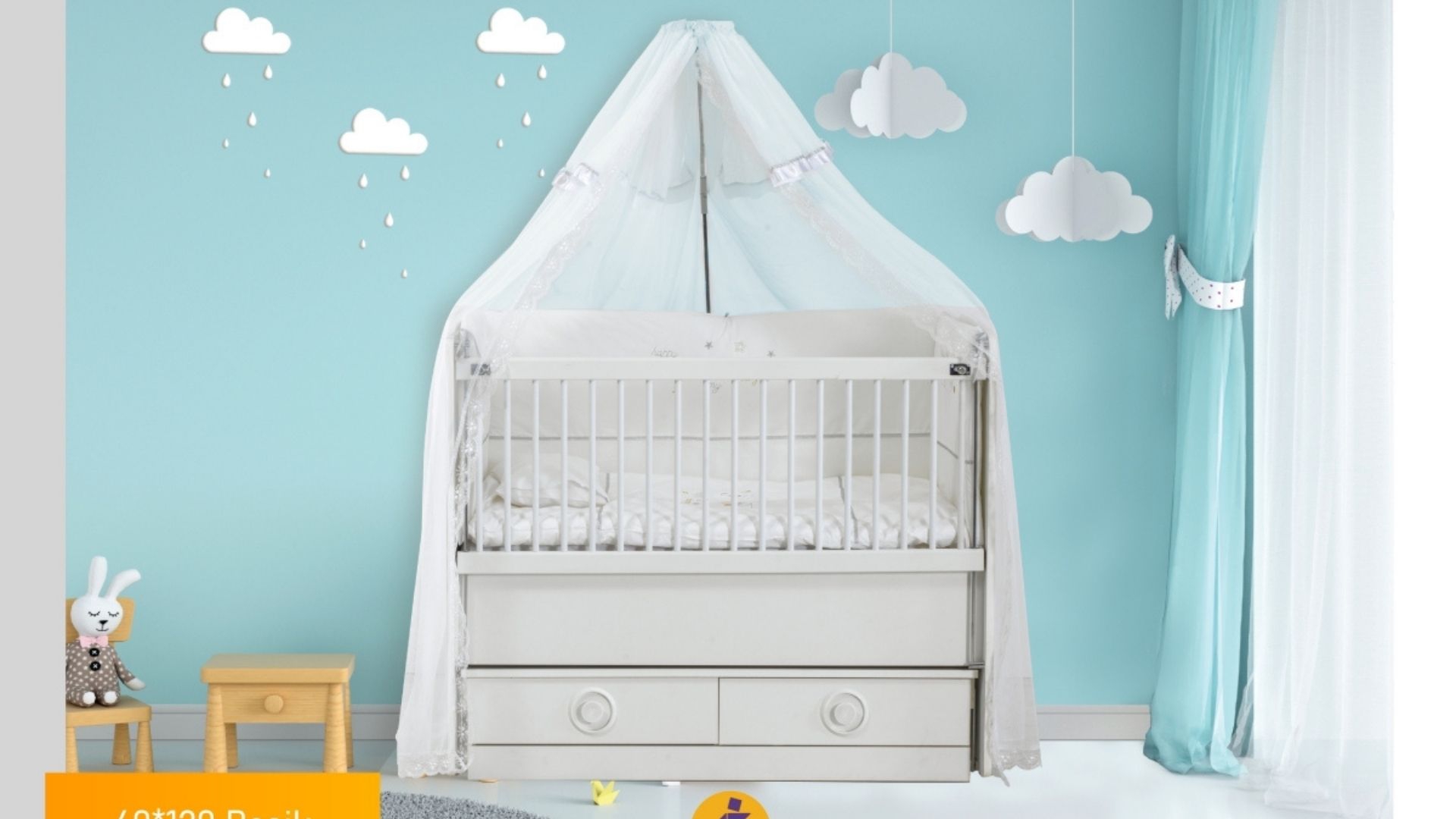 STELLA BEBEK ODASI BEŞİK 60*120 Karabük Coşkun Mobilya