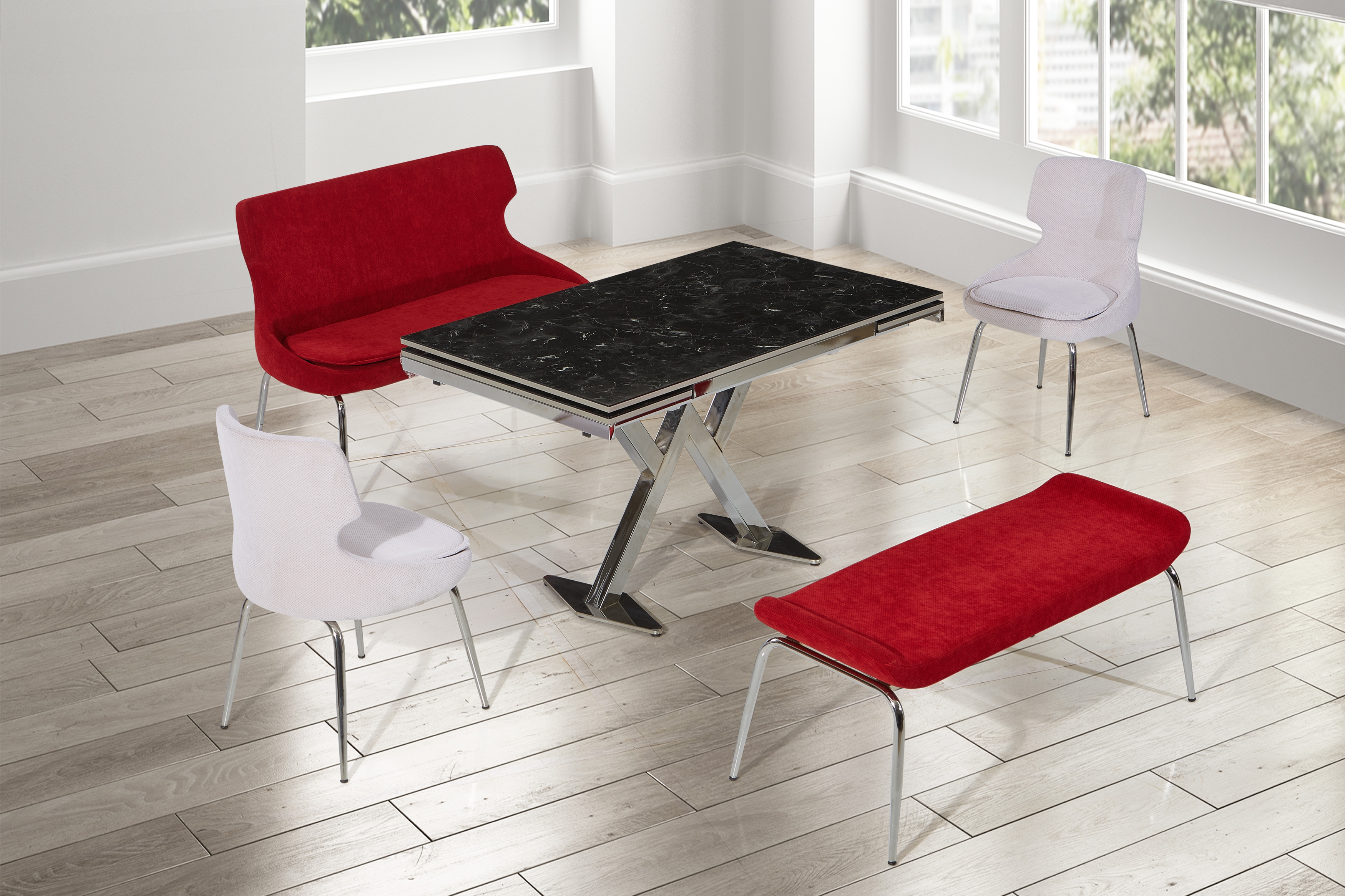 A MASA (SİYAH MERMER) SELA BANK TAKIMI Karabük Coşkun