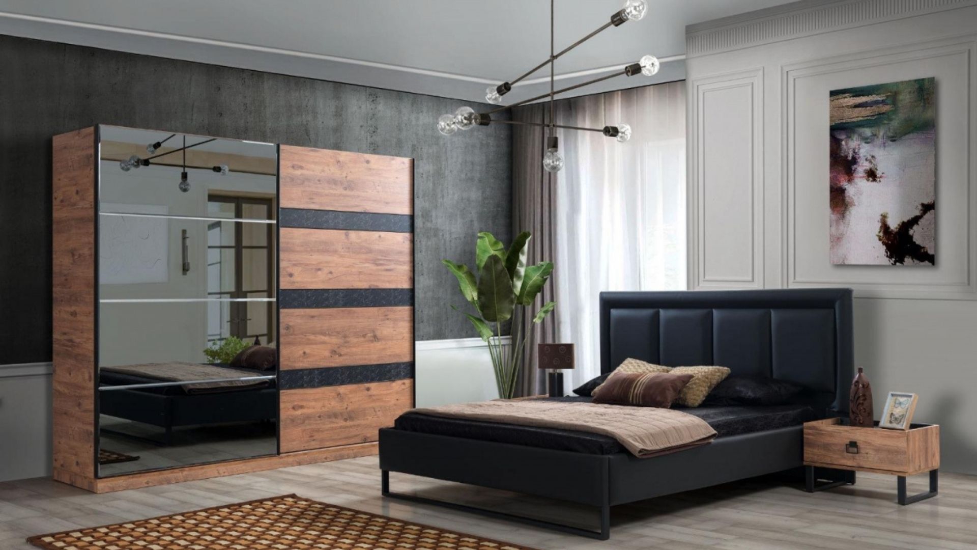 İKON YATAK ODASI TAKIMI (MAKMO) Karabük Coşkun Mobilya