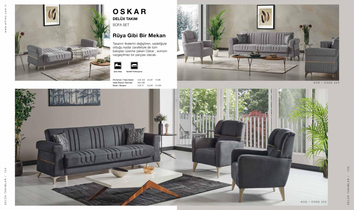 OSKAR OTURMA GRUBU Karabük Coşkun Mobilya Karabük